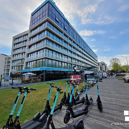 Apartamentyprzymorzu Marine***** Apartament Dwupoziomowy Z Widokiem Na Morze Kołobrzeg Esterno foto