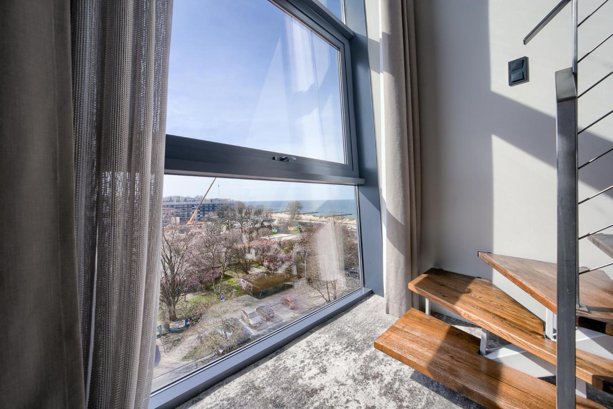 Apartamentyprzymorzu Marine***** Dwupoziomowy Z Widokiem Na Morze Apartment
